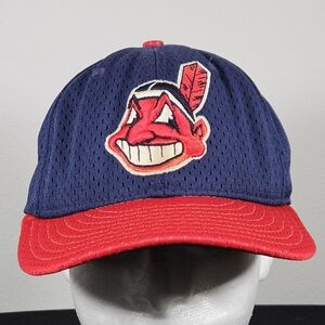 Cleveland Indians Chief Wahoo New Era Cap Size 7.5 Made In USA